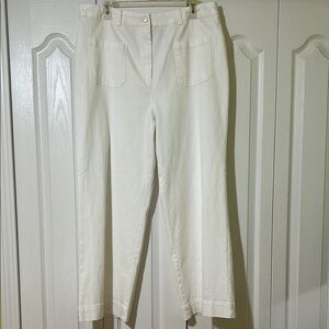 Skies Are Blue White Women's Pants